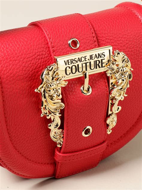 versace jeans couture red bag